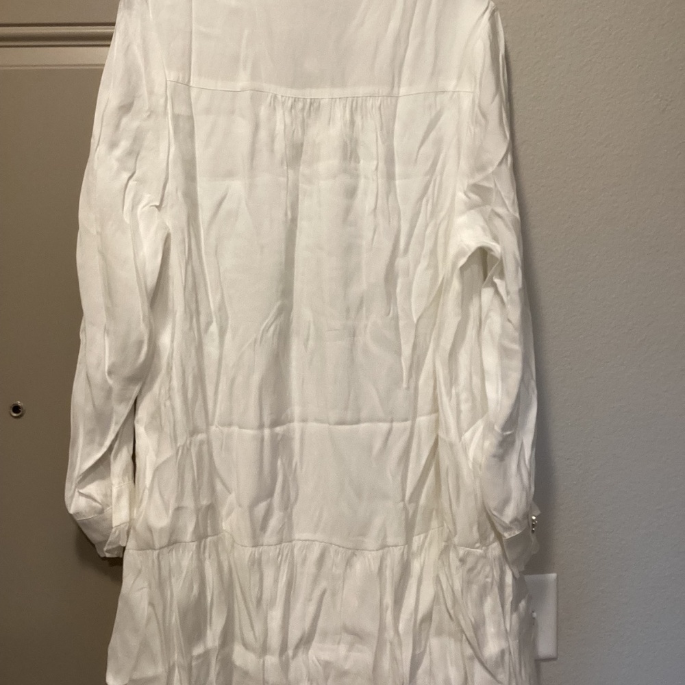 City Chic Laylo Ruffle Hem Long Sleeve Dress (Plus) M/18W - Picture 10 of 16
